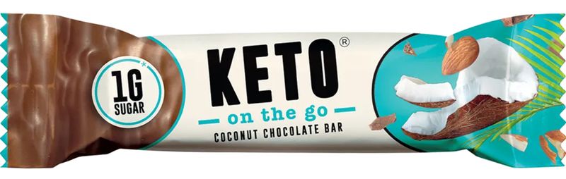 Keto On the go bar – kokos/čokoláda 35 g