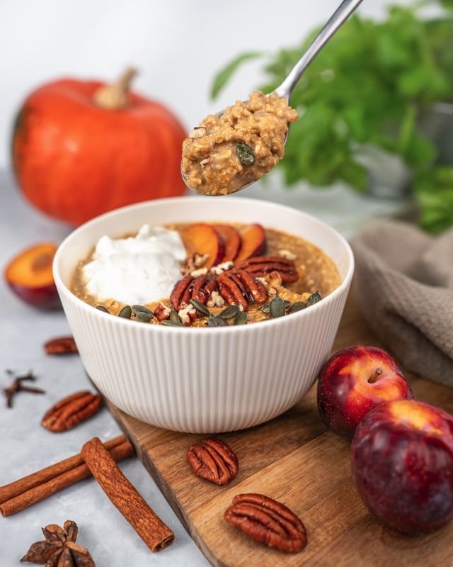 Vilgain Minútová proteínová kaša – Pumpkin Spice Latte 400 g Obrázek