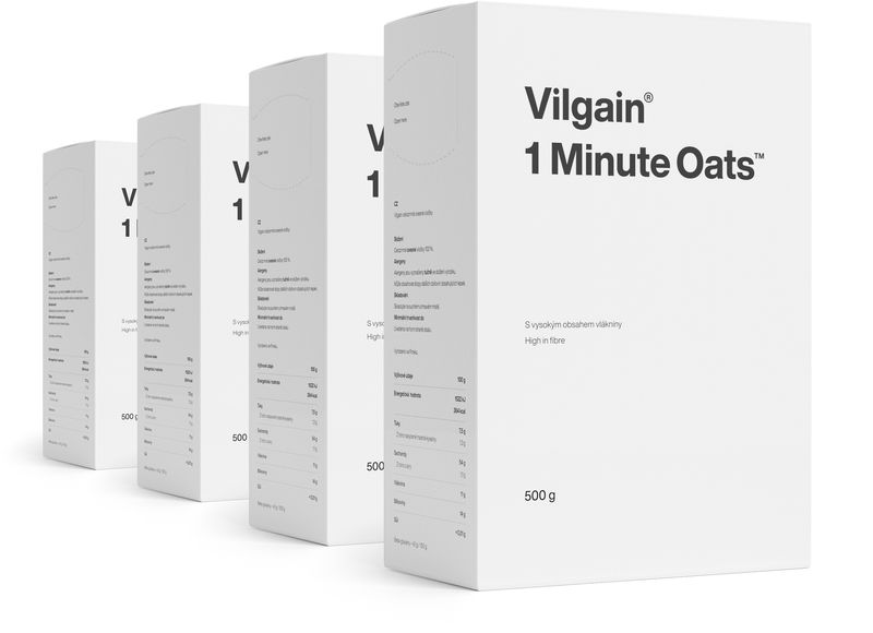 Vilgain Minútové ovsené vločky –  4× 500 g Obrázek