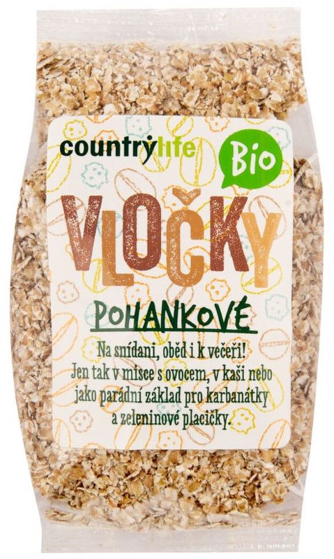 Country Life Vločky pohankové BIO – 250 g