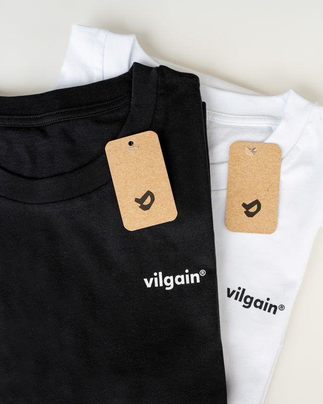 Vilgain Logotype Badge Tee XS Black Obrázek