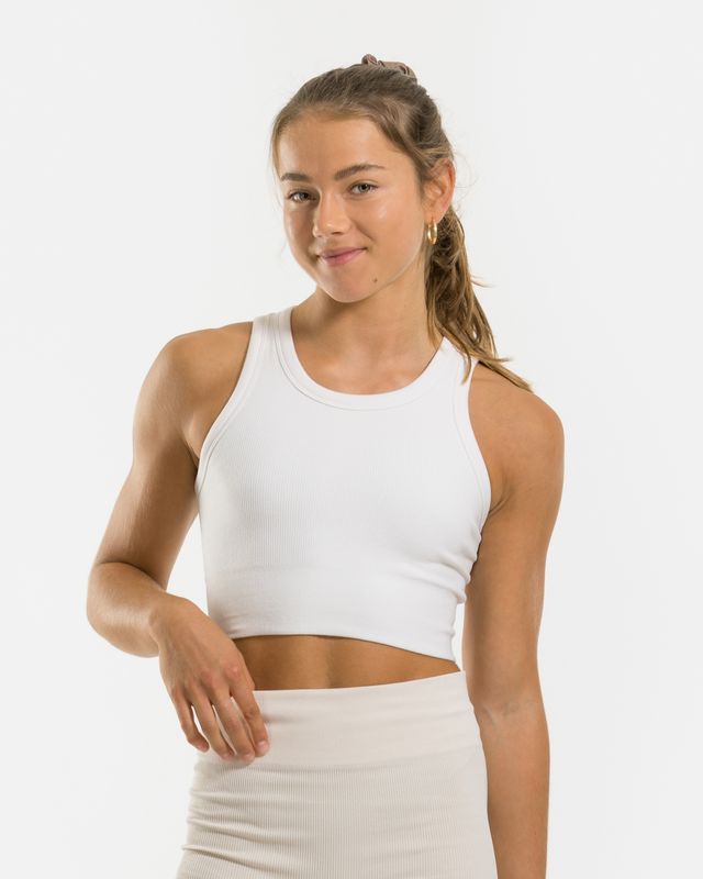 Vilgain Cotton Crop Top S off white Obrázek