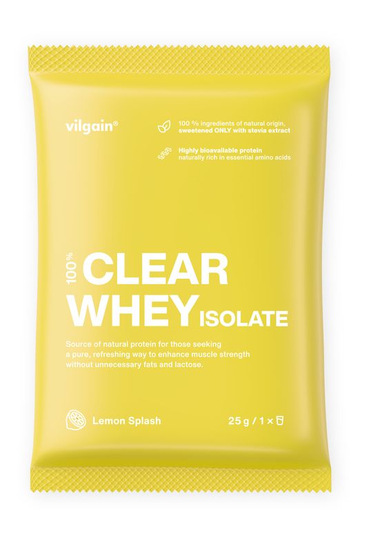 Vilgain Clear Whey Isolate – lemon splash 25 g akciós termékkép 1