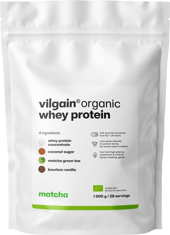 Vilgain Whey Protein BIO – matcha 1 000 g