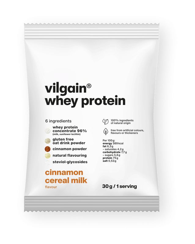 Vilgain Whey Protein – Skořicové lupínky 30 g