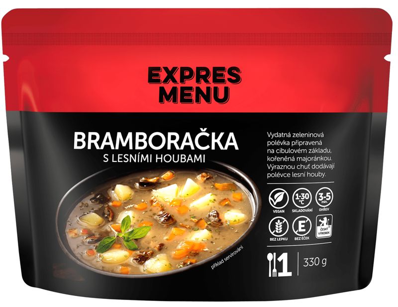 Expres Menu Bramboračka s lesnými hubami – 330 g