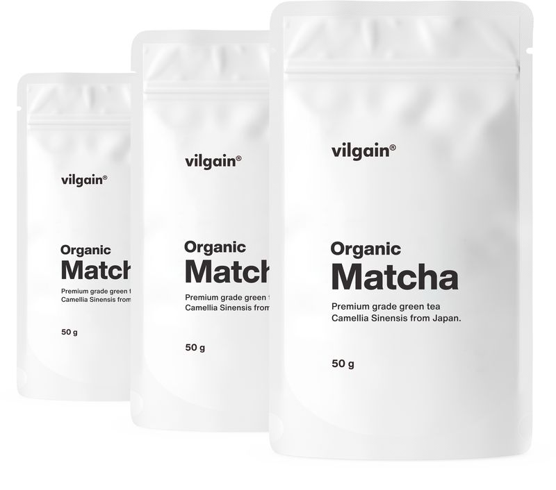Vilgain Japonská matcha BIO – 3× 50 g