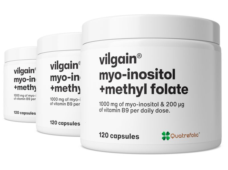 Vilgain Myo-inositol + metyl folát – 120 kapslí