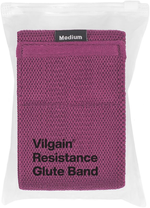 Vilgain Textilní odporová guma 1 ks magenta purple střední odpor Obrázek