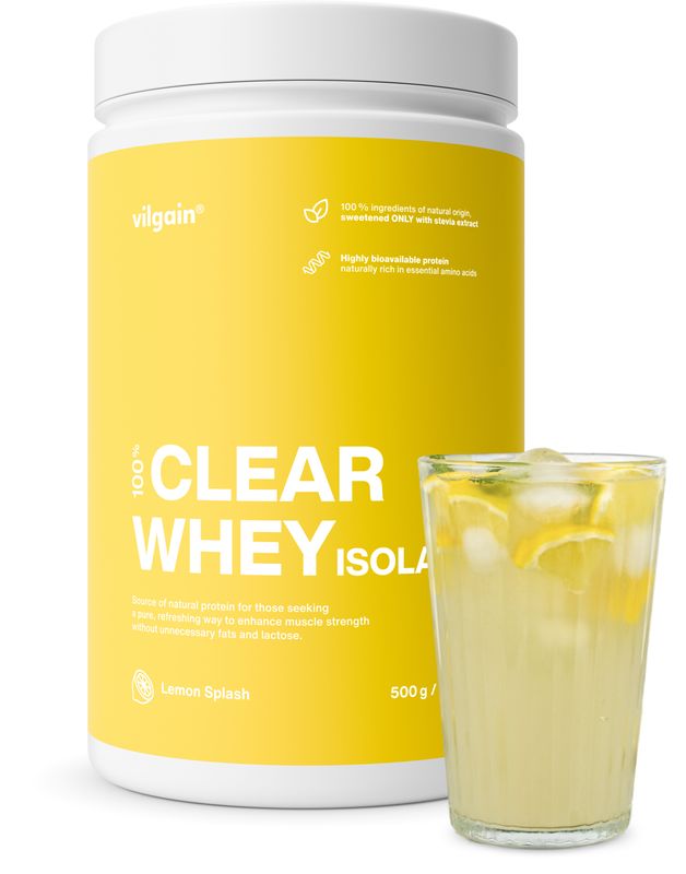 Vilgain Clear Whey Isolate lemon splash 500 g Obrázek