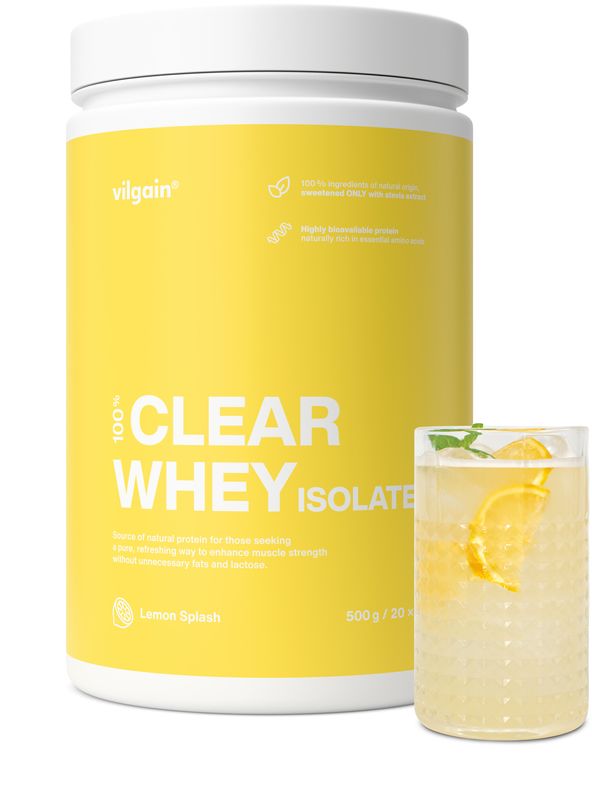 Vilgain Clear Whey Isolate lemon splash 500 g Obrázek