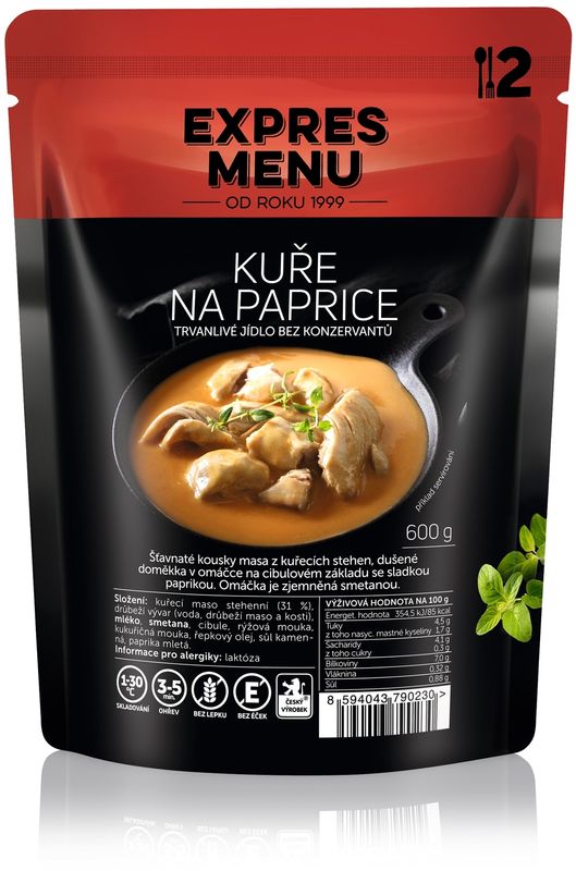 Levně Expres Menu Kuře na paprice – 600 g