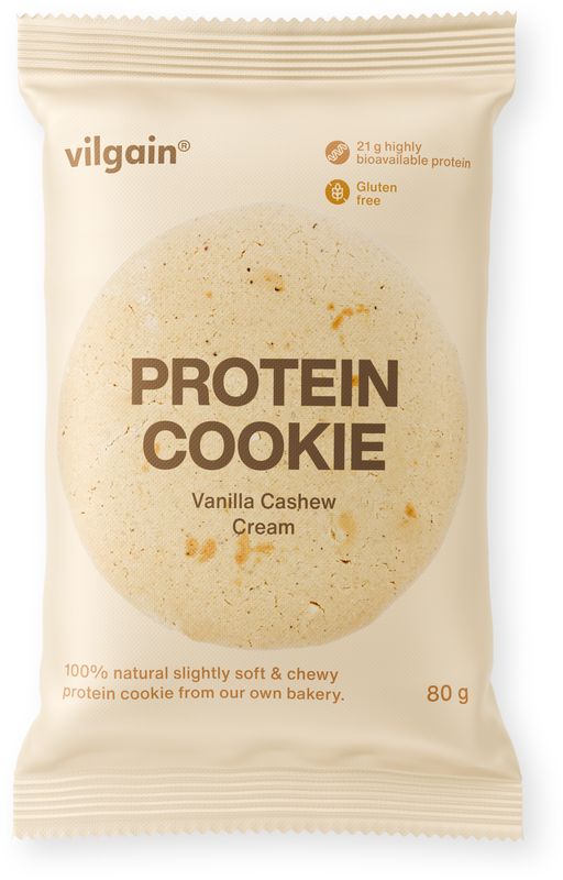 Vilgain Protein Cookie Vanilla cashew cream 80 g Obrázek