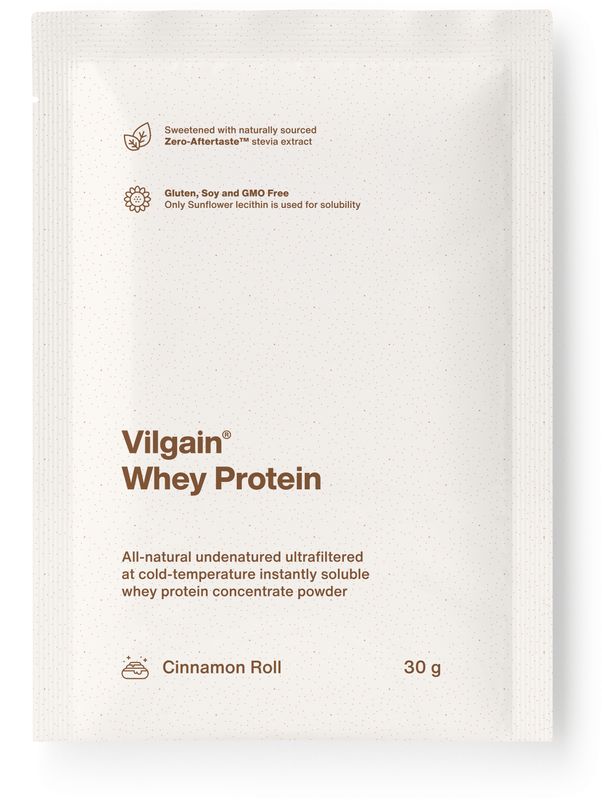 Vilgain Whey Protein skořicová rolka 30 g Obrázek
