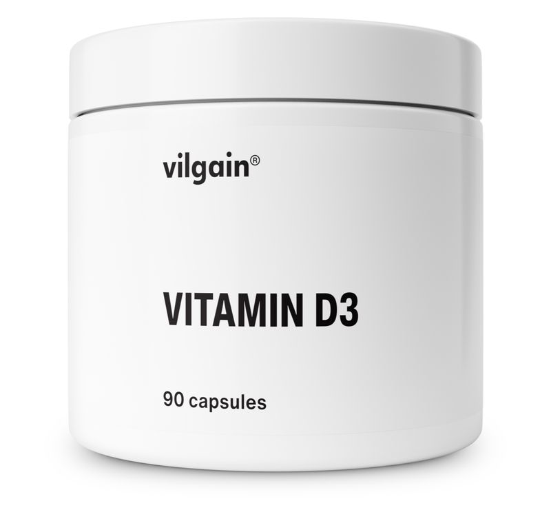 Vilgain Vitamin D3 90 kapslí Obrázek