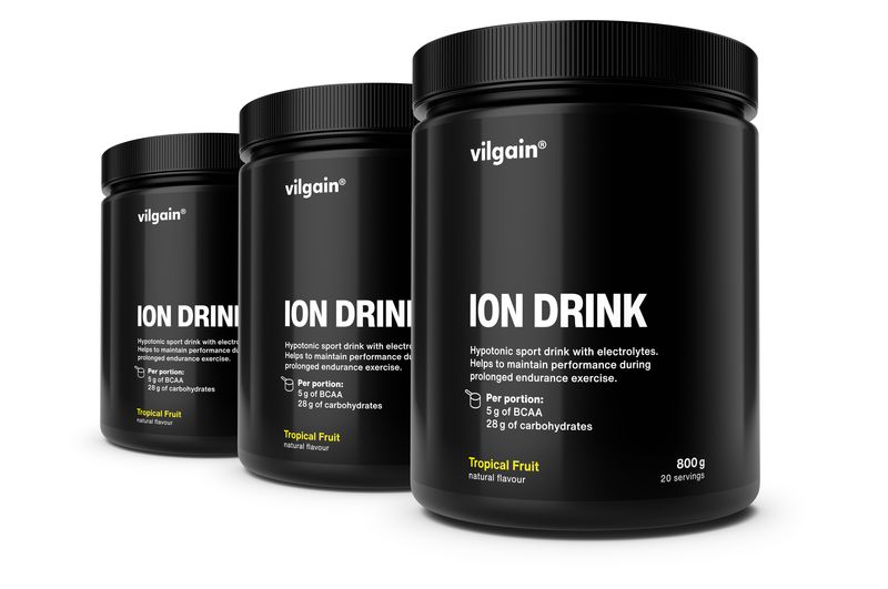 Vilgain Iontový nápoj – 3× tropické ovoce 800 g