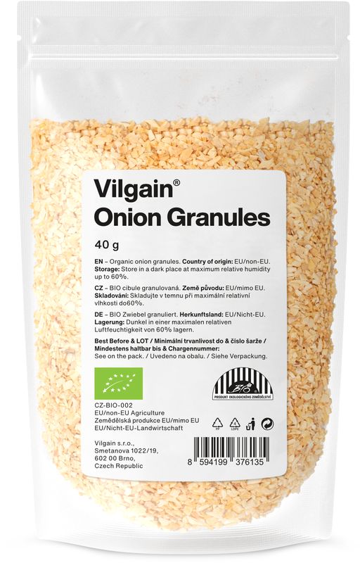 Vilgain Cibuľa granulovaná BIO –  5× 40 g