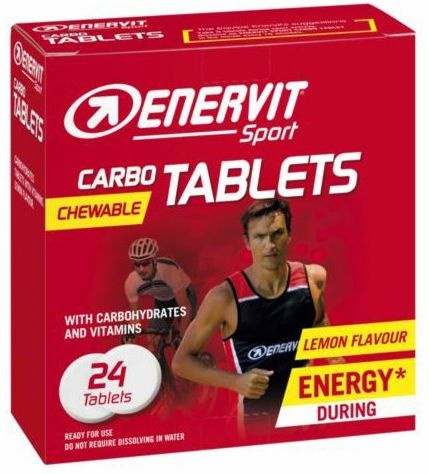 Enervit Carbo Tablets – citrón 24 tabliet