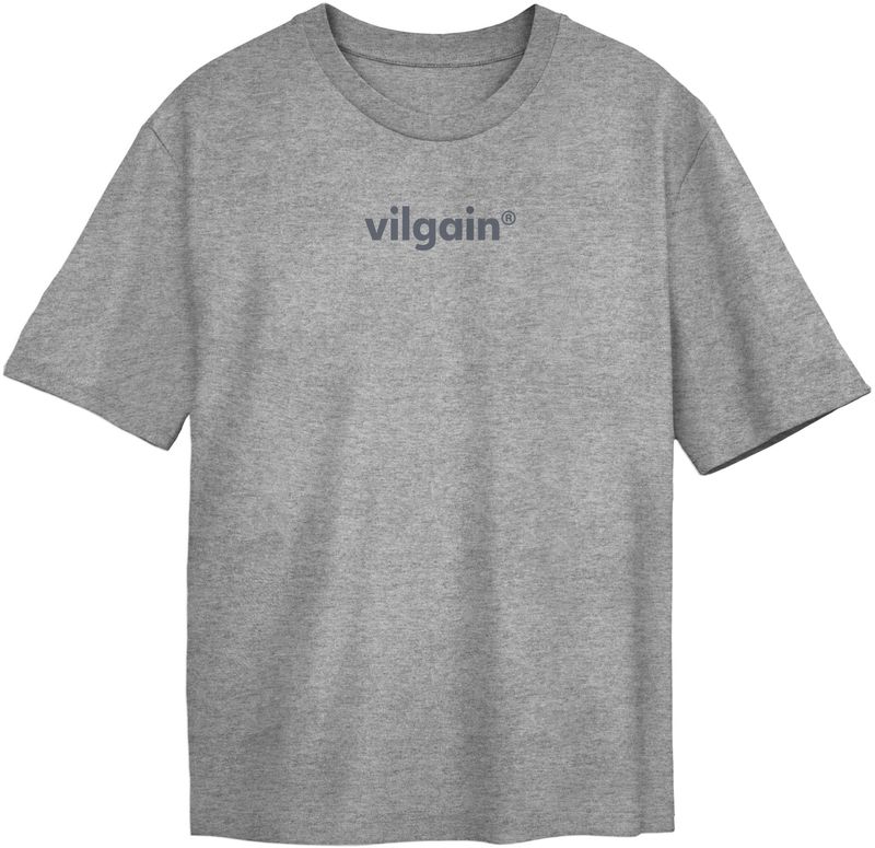 Vilgain Logotype Tee M Grey melange Obrázek