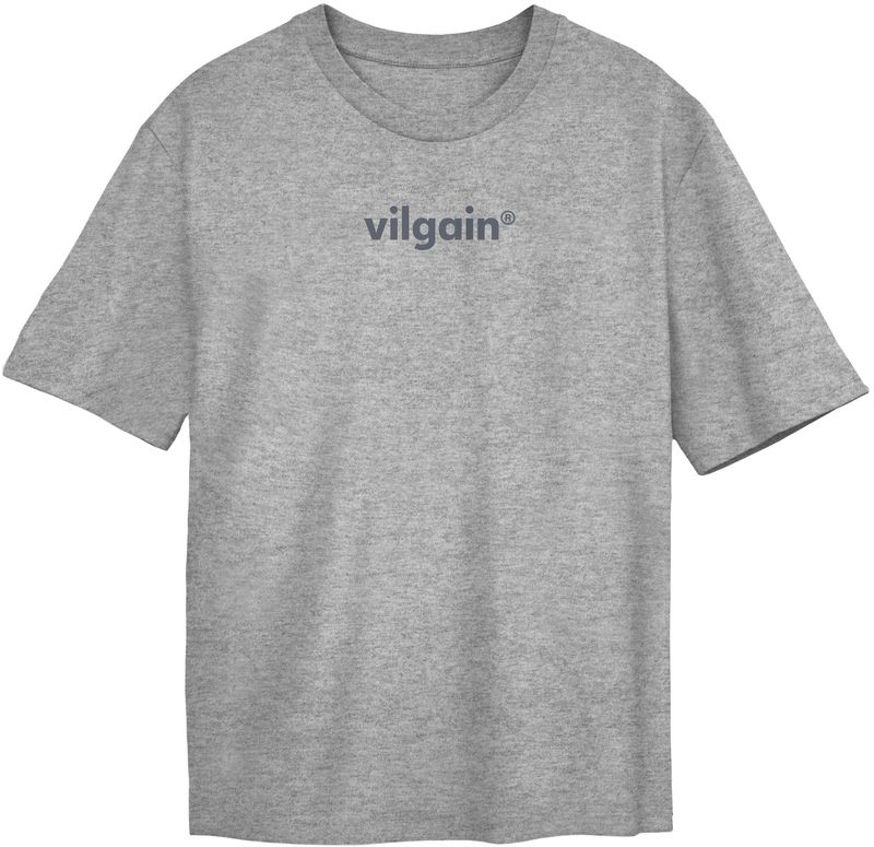 Vilgain Logotype Tee XL Grey melange Obrázek