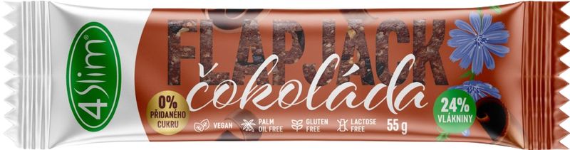 4Slim Flapjack – čokoláda 55 g
