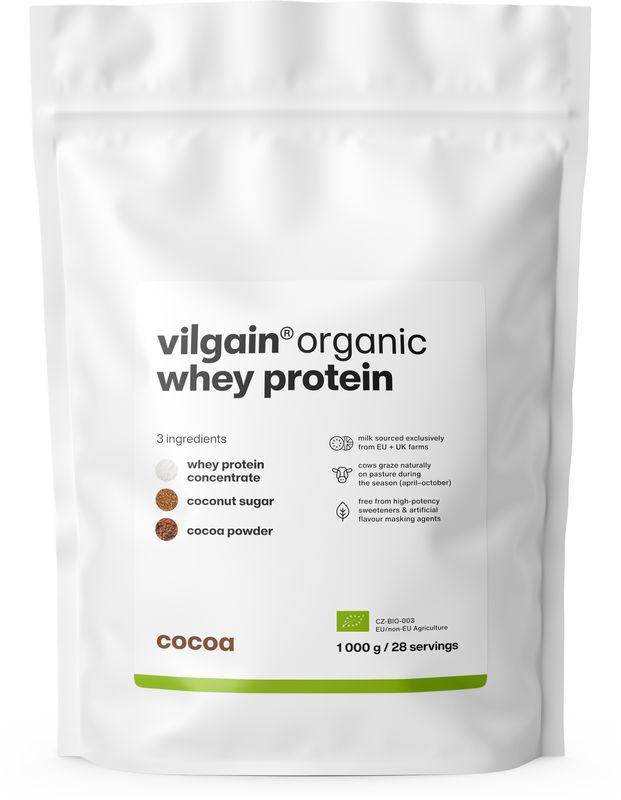 Vilgain Whey Protein BIO – kakao 1 000 g
