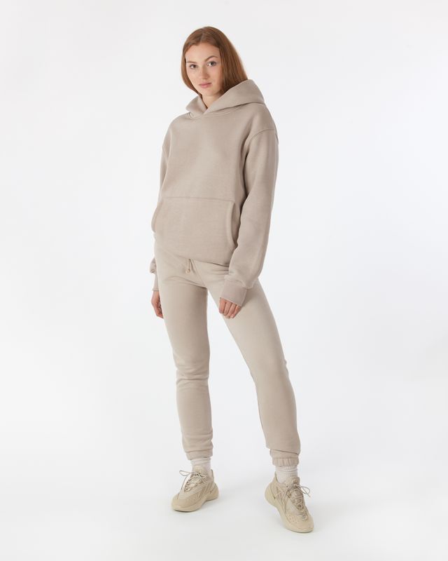 Vilgain Heavy Brushed Hoodie XS/S Taupe Obrázek