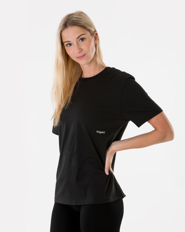 Vilgain Athletic Cut Organic Tee M black Obrázek