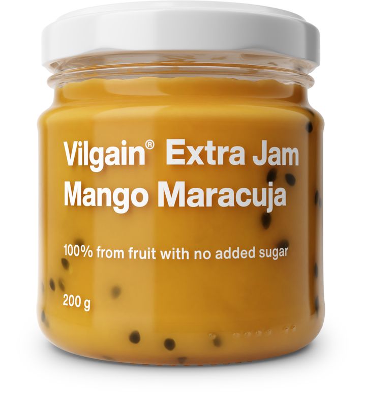 Vilgain Extra džem mango a maracuja bez přidaného cukru 200 g Obrázek