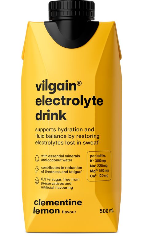 Levně Vilgain Electrolyte Drink – mandarinka s citronem 500 ml