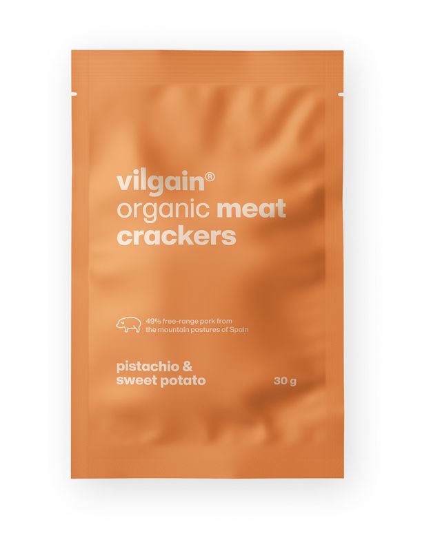 Vilgain Masové krekry BIO – pistácie a batáty 30 g