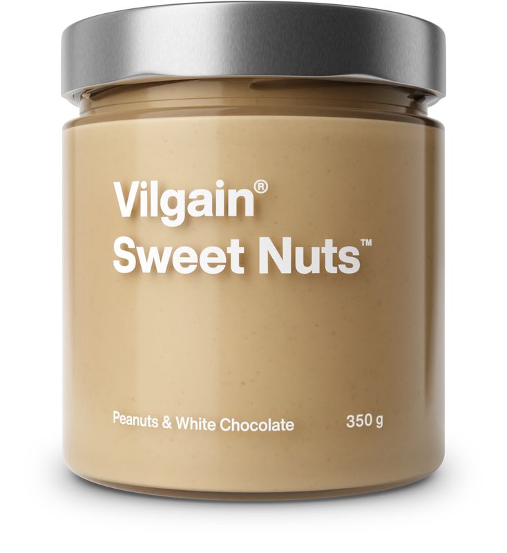 Vilgain Sweet Nuts Arašídy s bílou čokoládou 350 g Obrázek