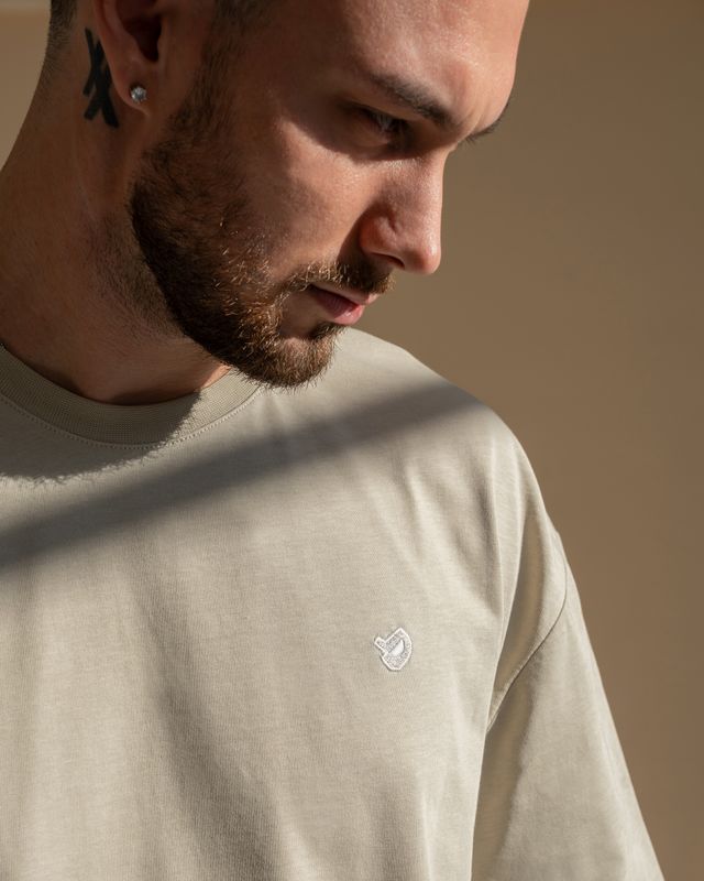 Vilgain Heavy Oversize Tee – M/L Stone Obrázek