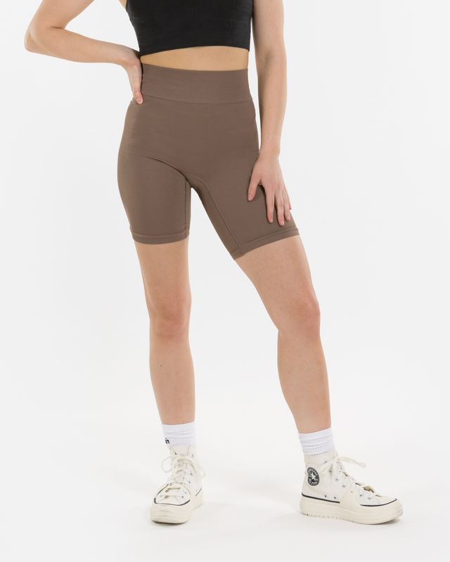 Vilgain Seamless Ribbed Biker Shorts XS/S dune Obrázek