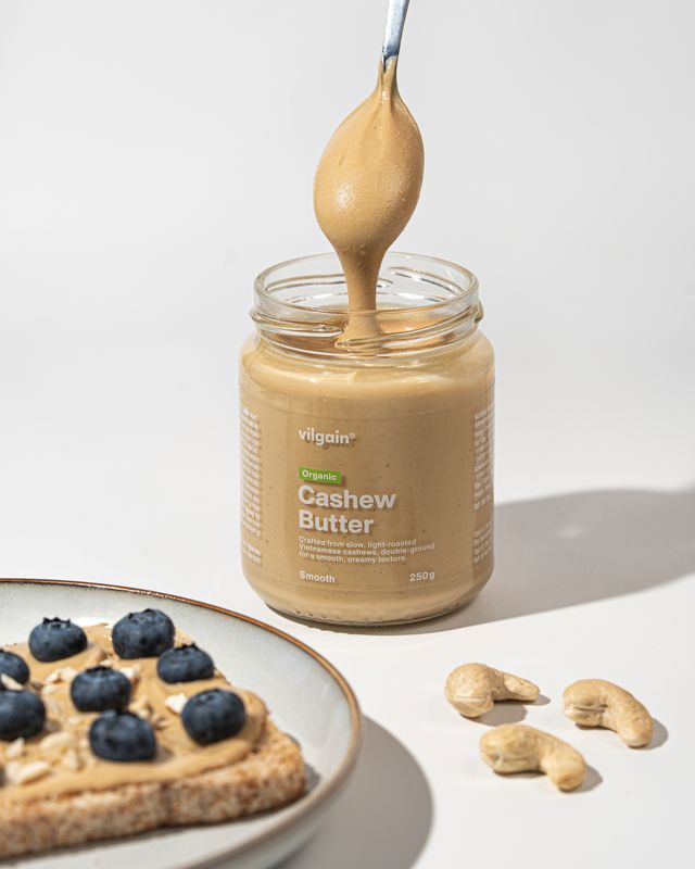 Vilgain Kešu maslo BIO smooth 250 g Obrázek