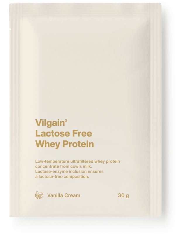 Vilgain Lactose Free Whey Protein Vanilkový krém 30 g Obrázek