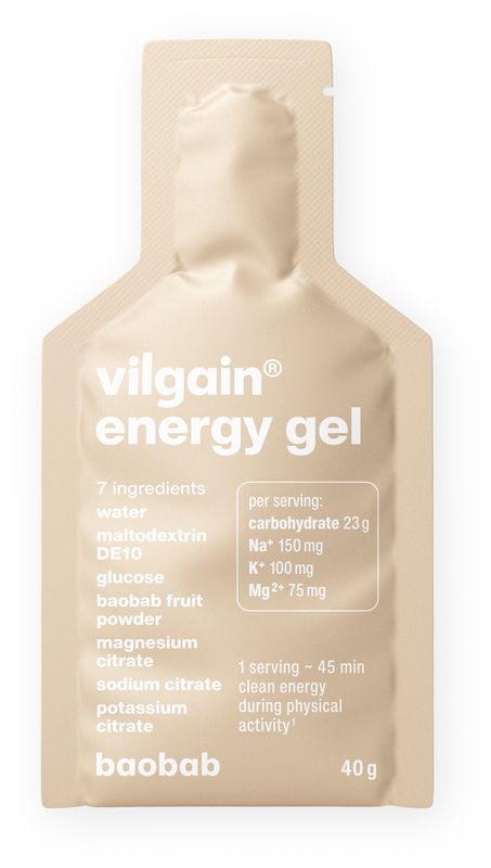 Levně Vilgain Energy gel – baobab 40 g