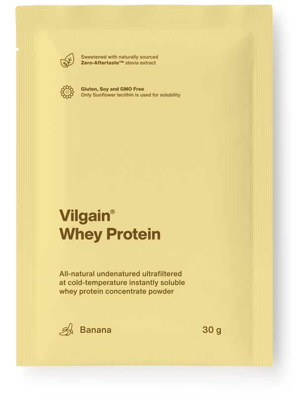 Vilgain Whey Protein banán 30 g Obrázek