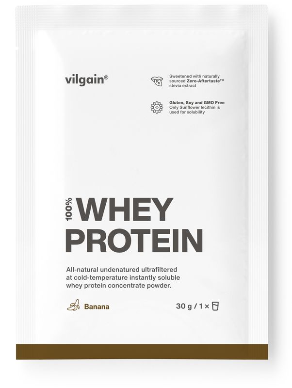 Vilgain Whey Protein banán 30 g Obrázek