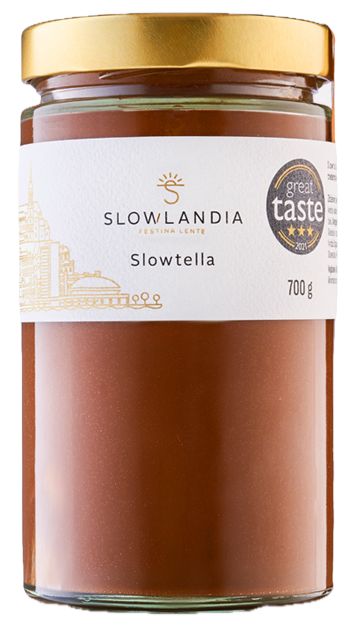 Slowlandia Slowtella krém – jemné lieskové orechy/kakao 700 g