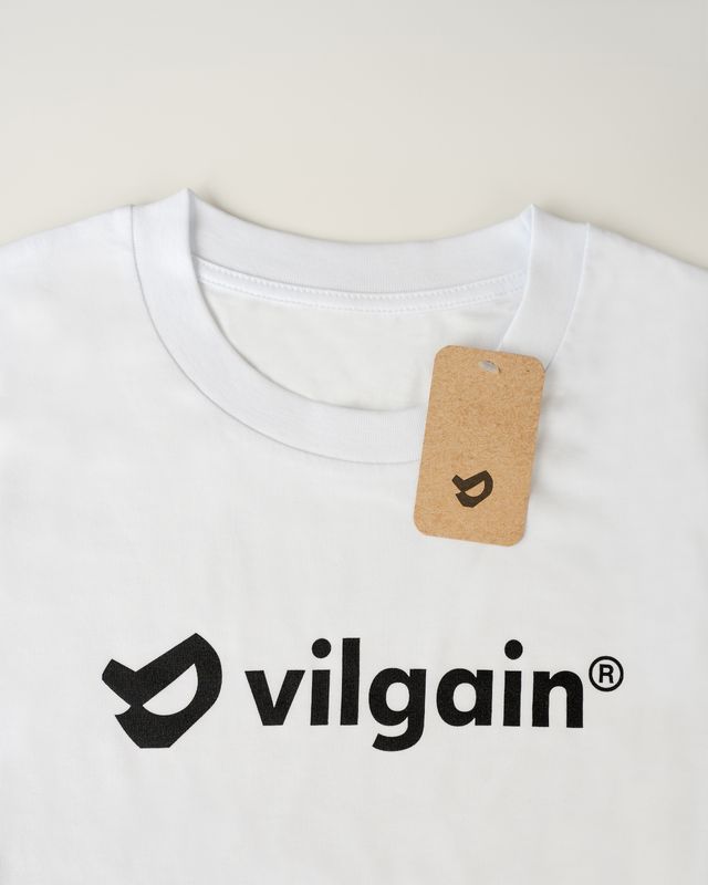 Vilgain Logo Tee XS White Obrázek