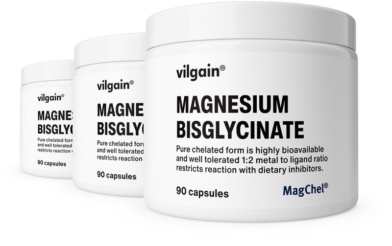 Vilgain Hořčík bisglycinát – 3× 90 kapslí