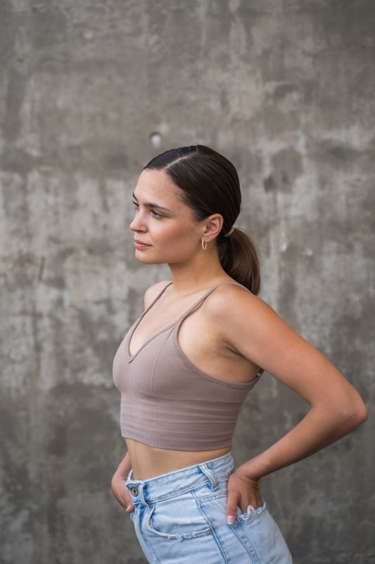 Vilgain Cotton Bralette II L fossil Obrázek