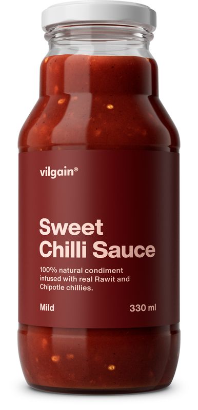 Levně Vilgain Sweet Chilli omáčka – jemná 330 ml