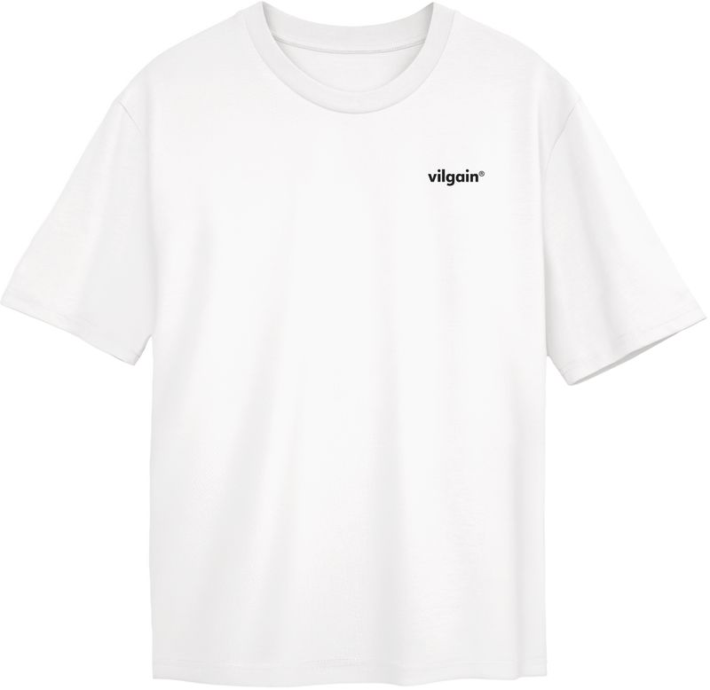 Vilgain Logotype Badge Tee XS White