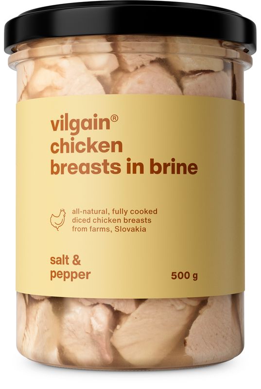 Vilgain Kuřecí prsa ve slaném nálevu – se solí a pepřem 500 g