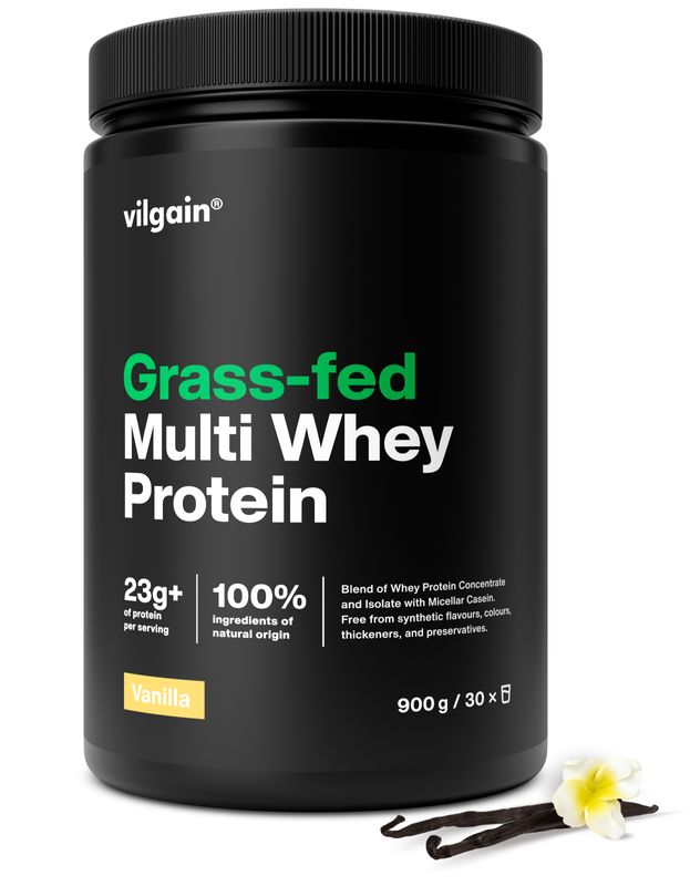 Vilgain Grass-Fed Multiwhey Protein vanilka 900 g