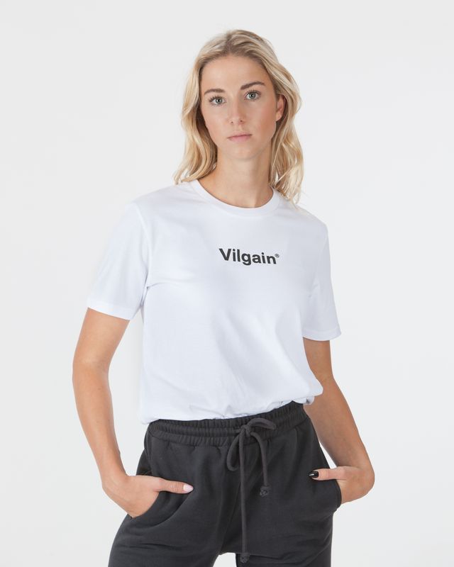 Vilgain Logotype T-shirt L Bílá Obrázek