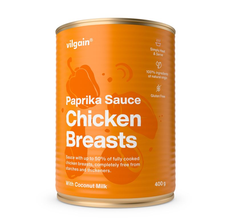 Vilgain Kuřecí prsa v paprikové omáčce – 400 g