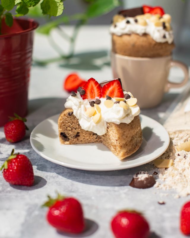 Vilgain Protein Mug Cake Mix Low Sugar duo chocolate 420 g Obrázek